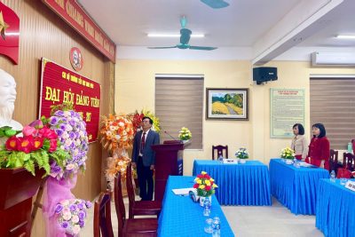 Trường Tiểu học Ninh Phúc tổ chức Đại hội đảng viên nhiệm kỳ 2025-2027